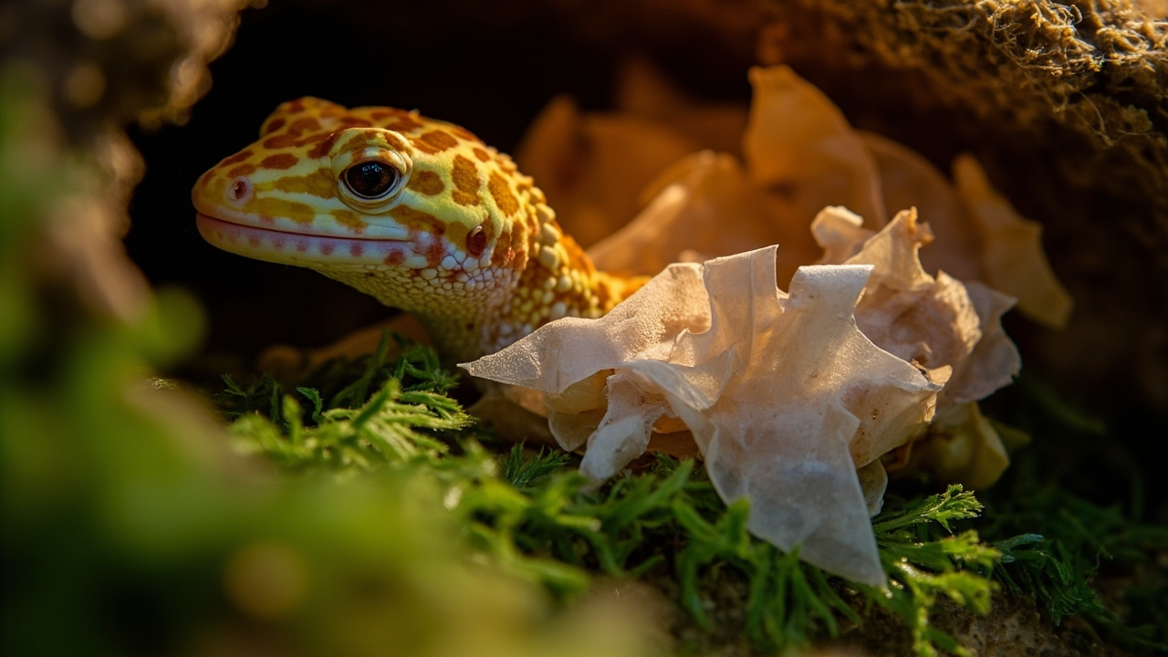 Leopard Gecko Shedding Guide — Cycle, Moist Hide, and Stuck Shed Removal